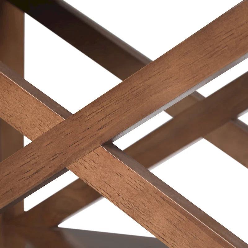 Mesa Auxiliar Estrecha de Madera Maciza con 1 Cajón y Estante Inferior, 14" de Ancho – 8 Opciones de Color