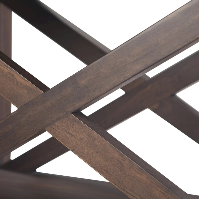 Mesa Auxiliar Estrecha de Madera Maciza con 1 Cajón y Estante Inferior, 14" de Ancho – 8 Opciones de Color