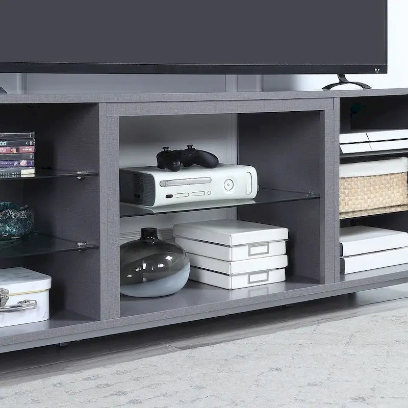 Consola de gabinete para medios con gestión de cables Brighton de 60 pulgadas de Manhattan Comfort