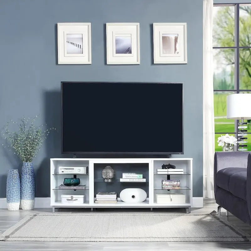 Consola de gabinete para medios con gestión de cables Brighton de 60 pulgadas de Manhattan Comfort
