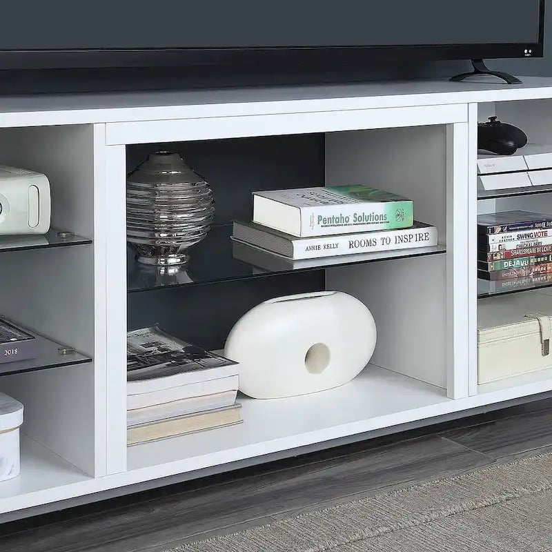 Consola de gabinete para medios con gestión de cables Brighton de 60 pulgadas de Manhattan Comfort