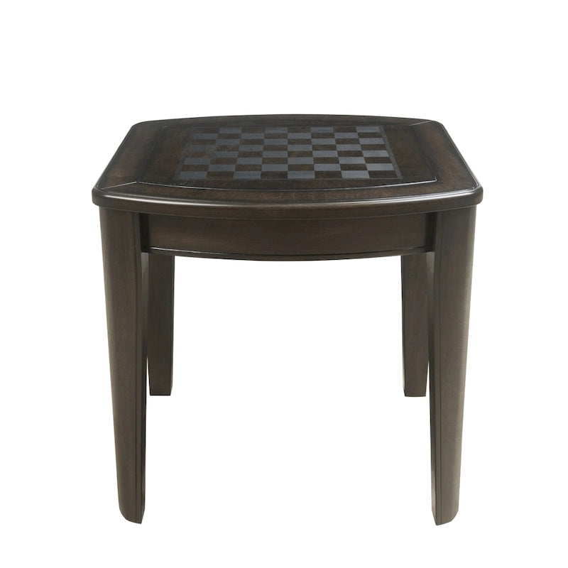 Mesa auxiliar Steve Silver Darlington con tablero de ajedrez