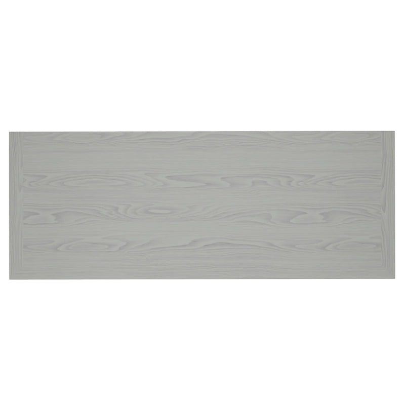 Mueble de TV transicional de madera maciza de 54 pulgadas de ancho - 54 An. x 18.9 Prof. x 31.9 Al.