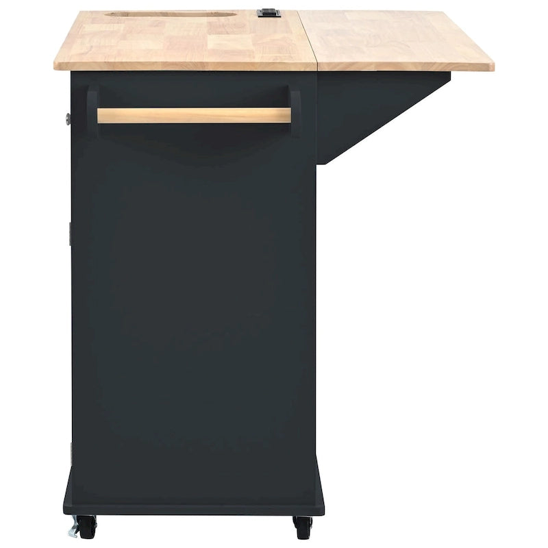 Isla de cocina con toma de corriente