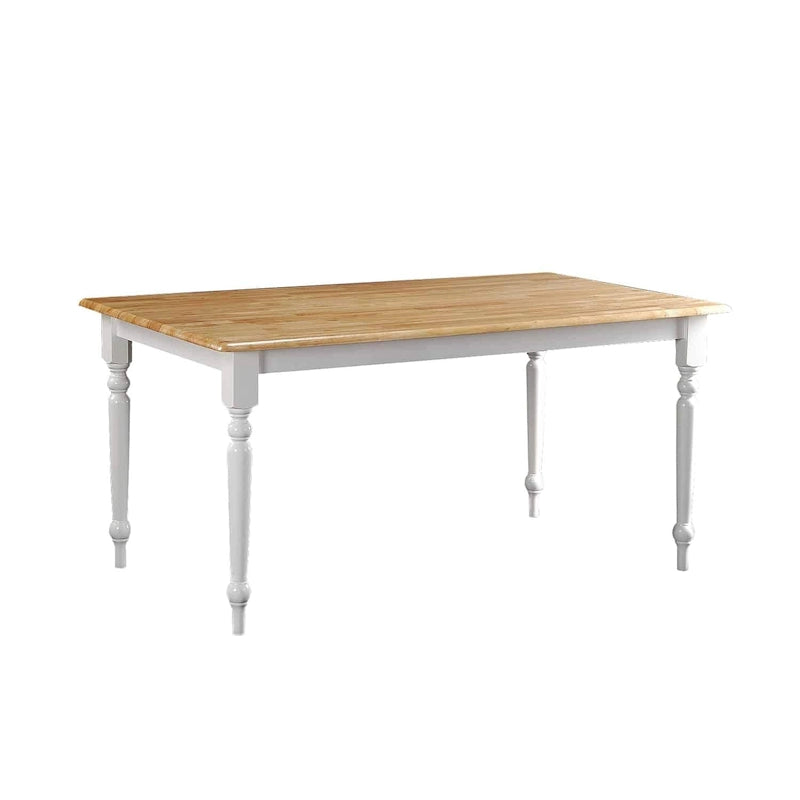 Mesa de comedor rectangular Windsor - Crema