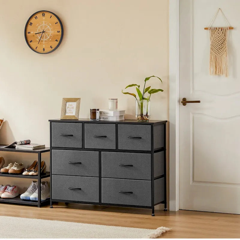7 espacios de almacenamiento, taquillas de armario montadas, taquillas para muebles de dormitorio