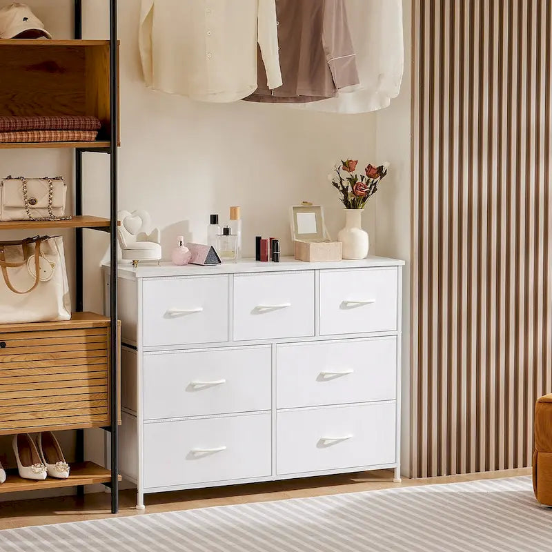 7 espacios de almacenamiento, taquillas de armario montadas, taquillas para muebles de dormitorio