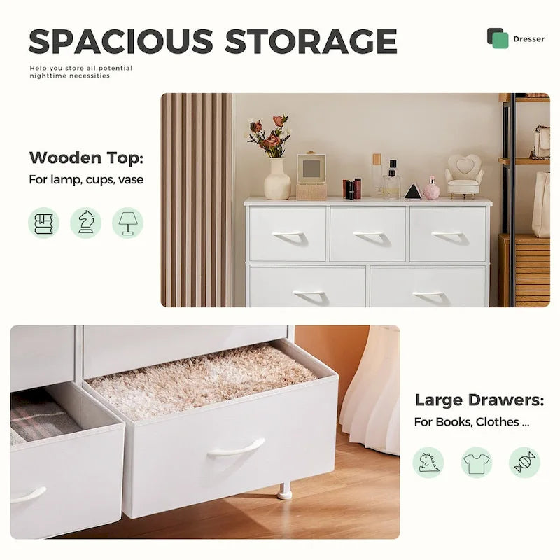 7 espacios de almacenamiento, taquillas de armario montadas, taquillas para muebles de dormitorio