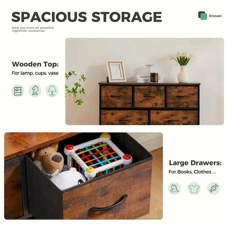 7 espacios de almacenamiento, taquillas de armario montadas, taquillas para muebles de dormitorio