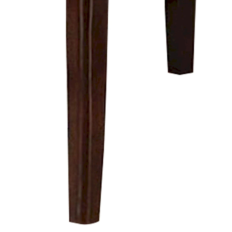 Mesa de comedor marrón de 132 cm de alto con 2 extensiones tipo mariposa, capacidad para hasta 6 personas