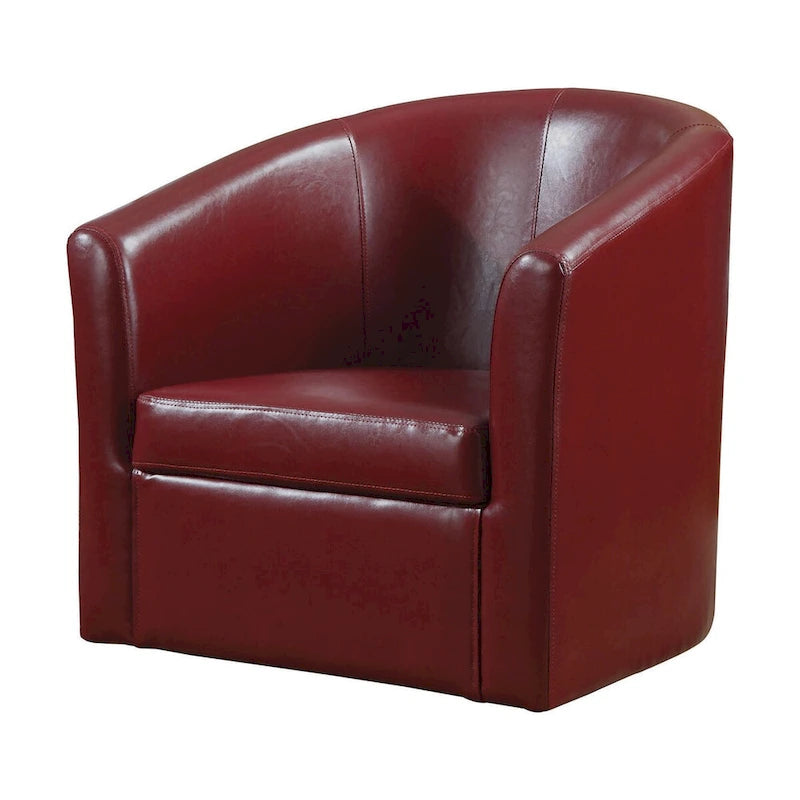 Sillón compacto con respaldo de barril