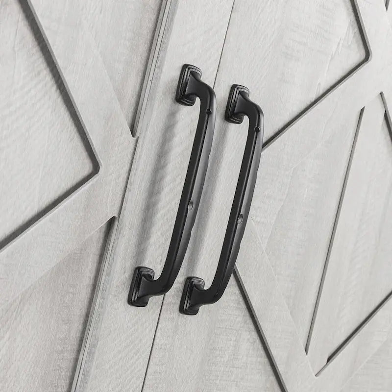 Mueble de TV deslizante con puerta de granero estilo rústico de 58 pulgadas – Para televisores de hasta 65 pulgadas – 58 pulgadas de ancho