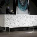 Modrest Gwen Modern White High Gloss Buffet