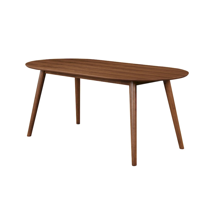 Connor - Mesa de comedor rectangular con acabado natural