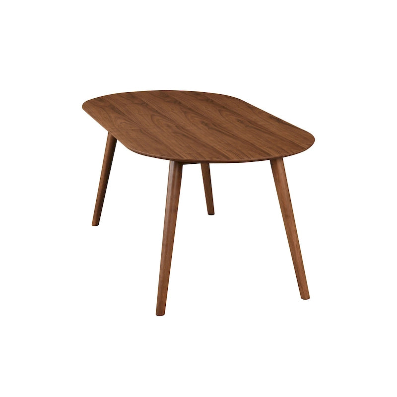 Connor - Mesa de comedor rectangular con acabado natural