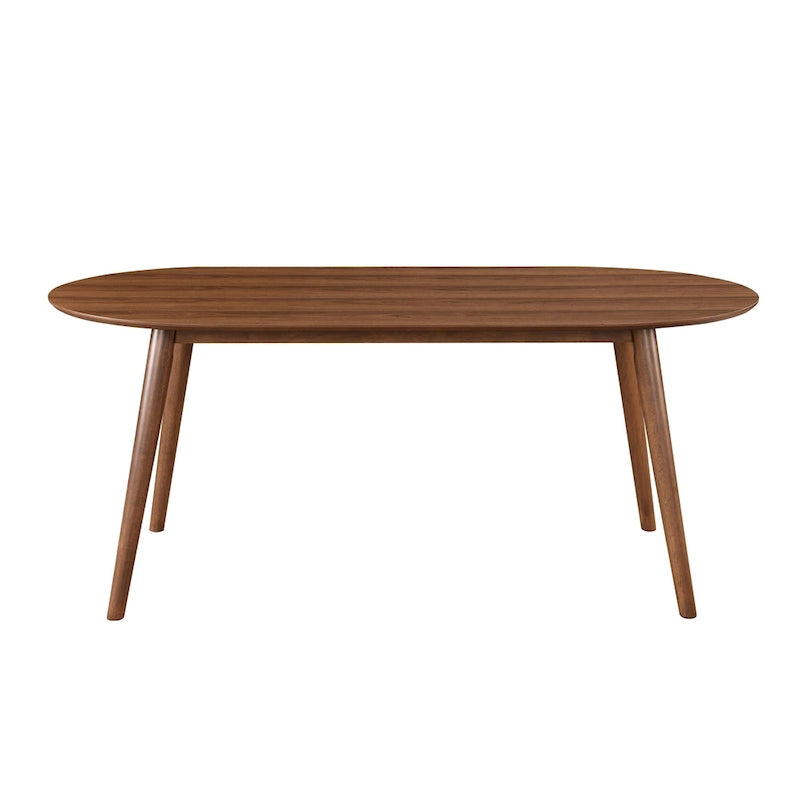 Connor - Mesa de comedor rectangular con acabado natural