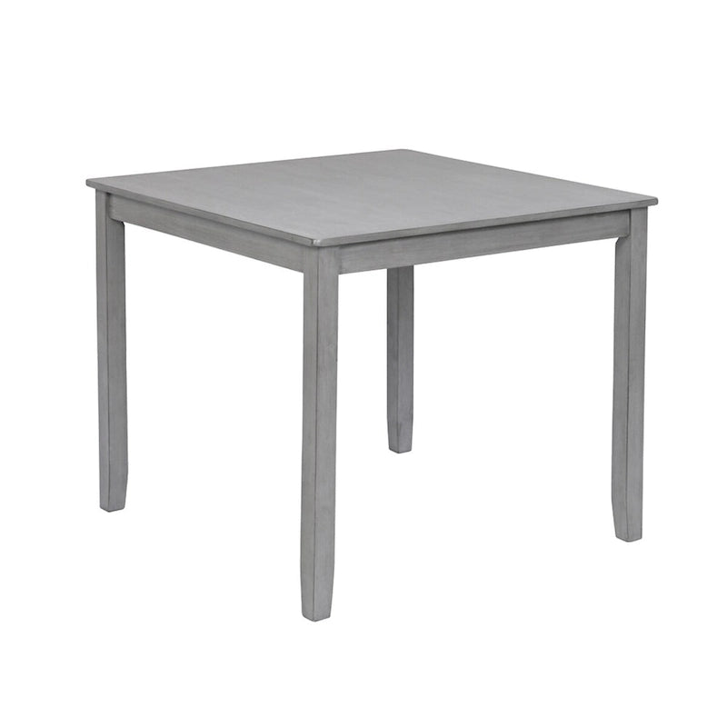 Mesa cuadrada de comedor de madera para 4 personas para espacios pequeños
