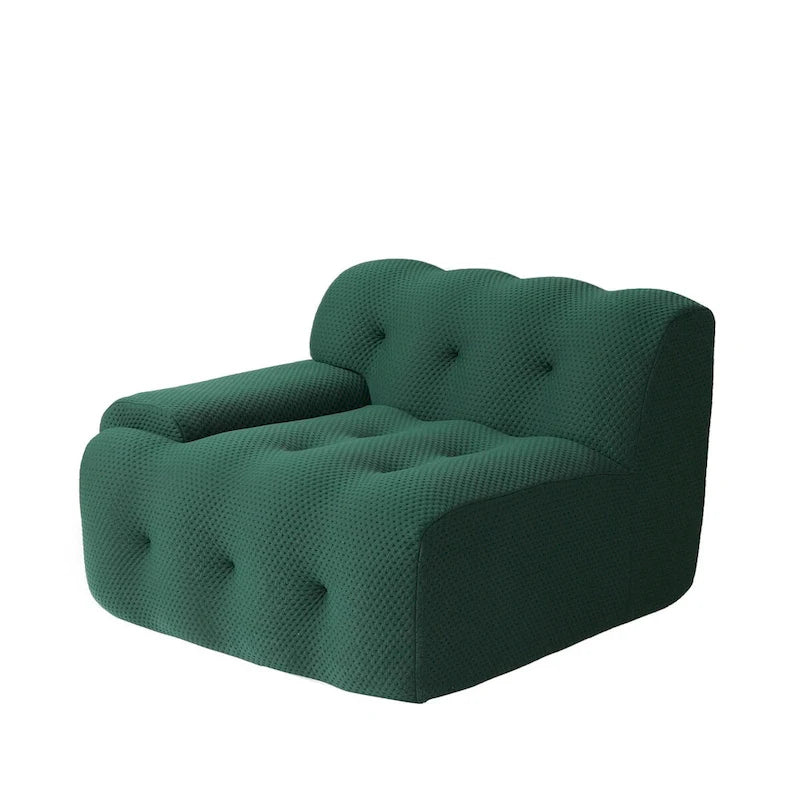 Sofá moderno y cómodo de 3 plazas, sofá de suelo tapizado en tejido 3D, sofá nube para sala de estar, apartamento