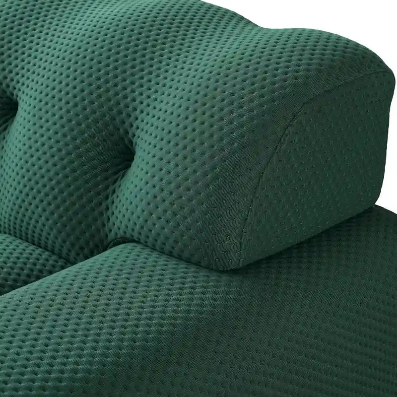 Sofá moderno y cómodo de 3 plazas, sofá de suelo tapizado en tejido 3D, sofá nube para sala de estar, apartamento