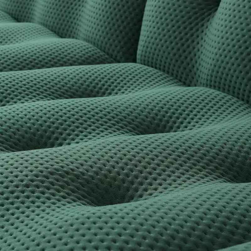 Sofá moderno y cómodo de 3 plazas, sofá de suelo tapizado en tejido 3D, sofá nube para sala de estar, apartamento