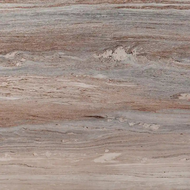 Escritorio con Tapa de Imitación Mármol Marrón y Base Geométrica